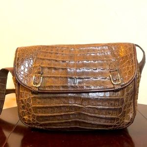 Walter Katten Alligator Handbag